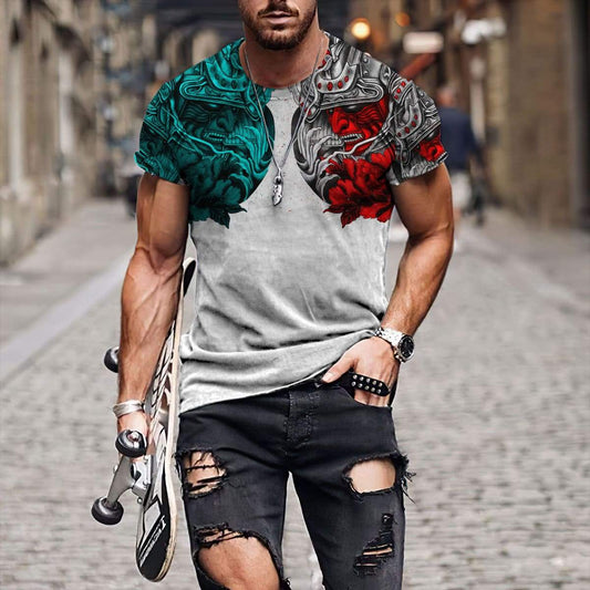 Premium 3D Printed Samurai Tattoo Shirts MEI