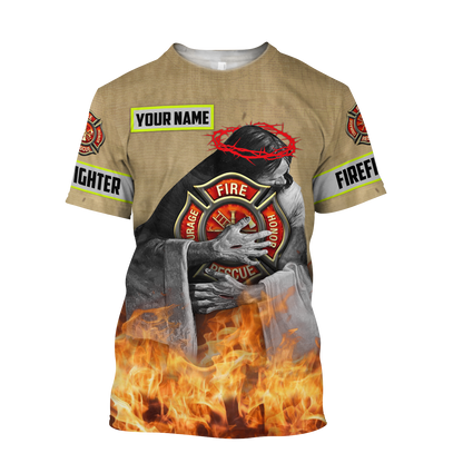 Customize Name Firefighter Hoodie Shirts For Men And Women TNA09032103