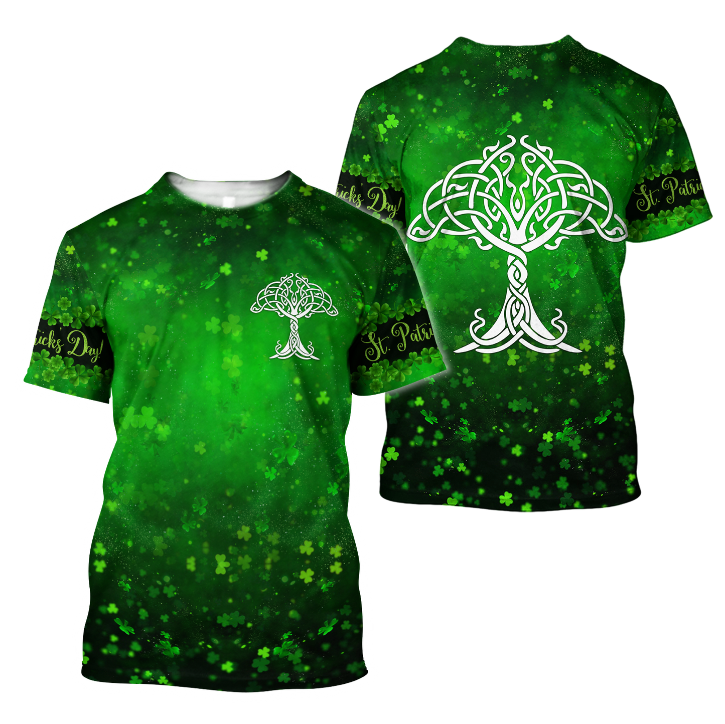 Premium Irish Saint Patrick's Day 3D All Over Printed Unisex Shirts