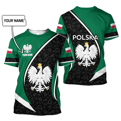 Personalized Polska 3D All Over Printed Unisex Hoodie