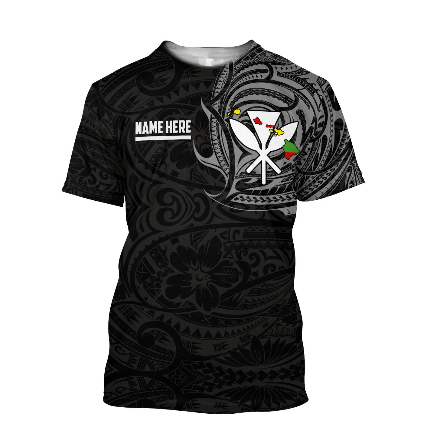 Kanaka Polynesian Hawaii Personalized Name 3D Unisex Shirt