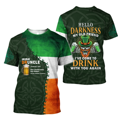 Irish Saint Patrick Day 3D All Over Printed Unisex Shirt