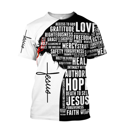 Premium Unisex Hoodie 3D All Over Printed Easter Day Christian Jesus No14 ML