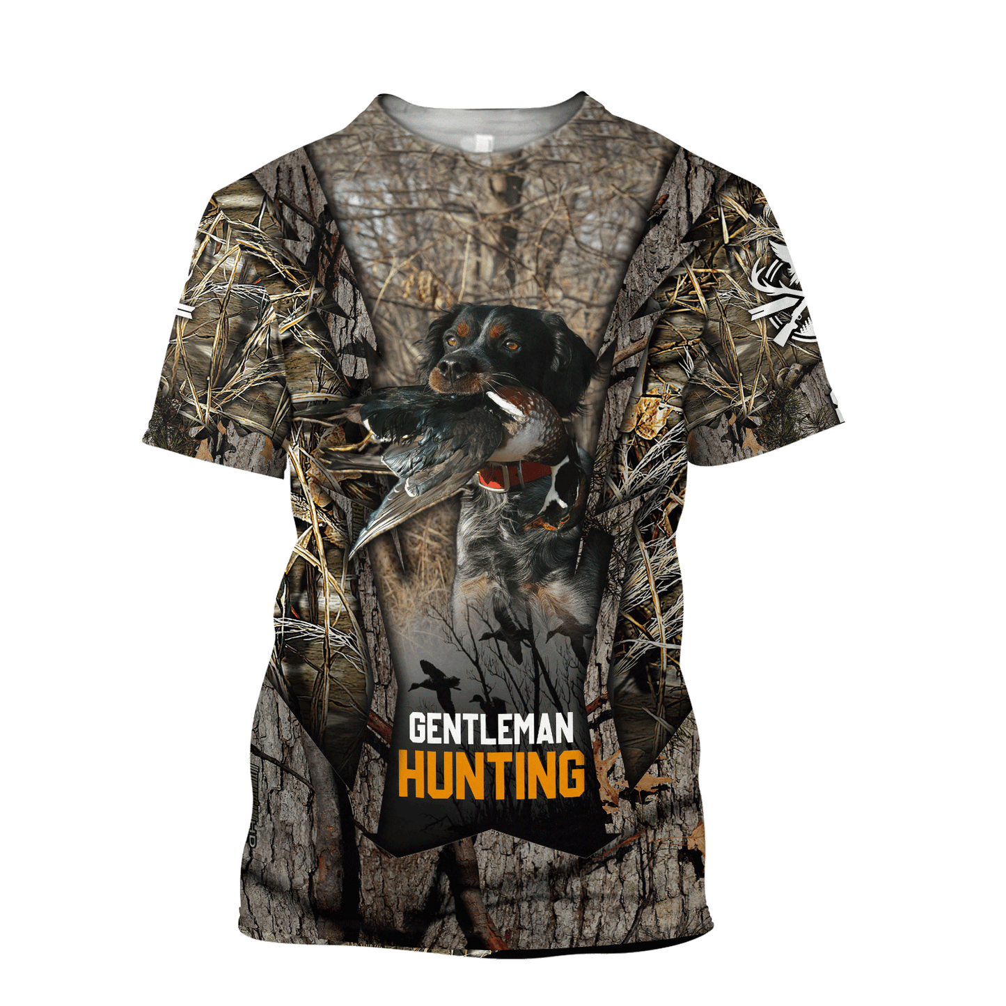 Hunting Dog 3D Over Printed Unisex Deluxe Hoodie ML