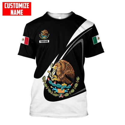 Personalized Name Mexico Combo T-shirt and Short 3D All Over Printed