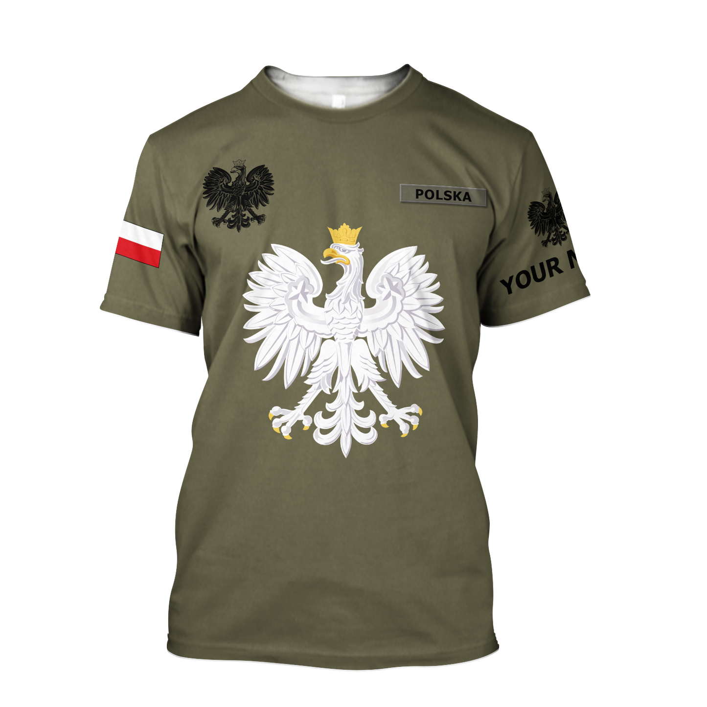 Personalized Polska 3D All Over Printed Unisex Hoodie