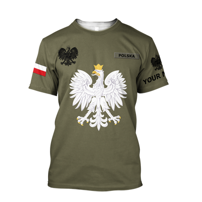 Personalized Polska 3D All Over Printed Unisex Hoodie