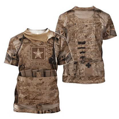 US Army Veteran Camo 3D All Over Printed
