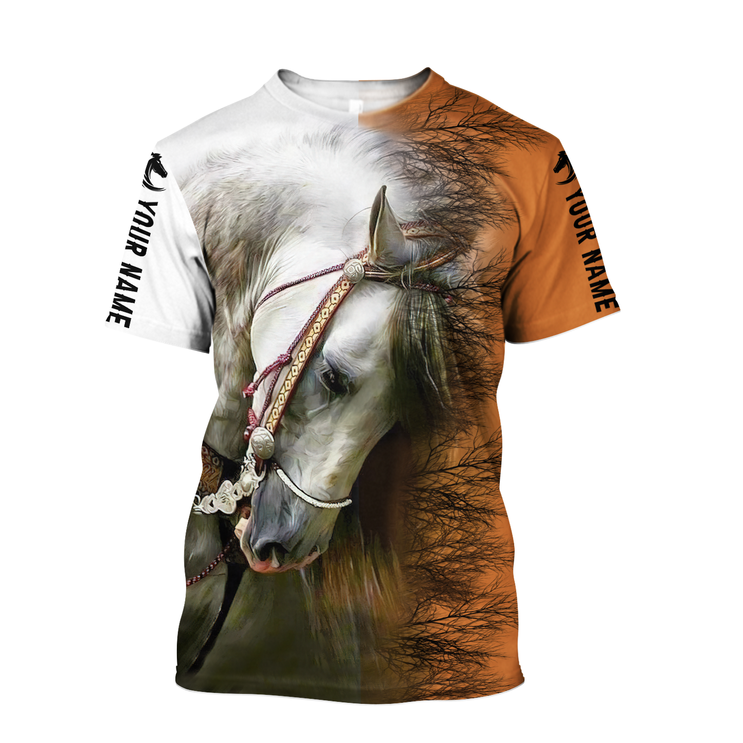 Personalized Name Premium Love Horse 3D All Over Printed Unisex Shirts