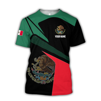 Personalized Mexico 3D All Over Printed Hoodie