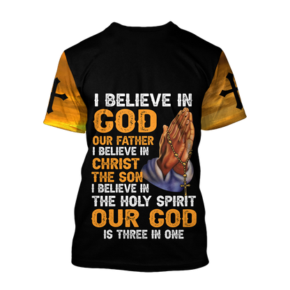 Faith in God Our Father - Christian - 3D All Over Printed Style for Men and Women