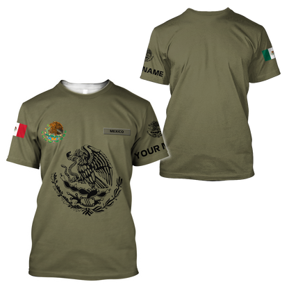 Mexican Customize 3D All Over Printed Shirts For Men And Women