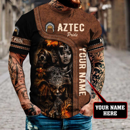 Personalized Aztec Pride 3D All Over Printed Unisex Shirts