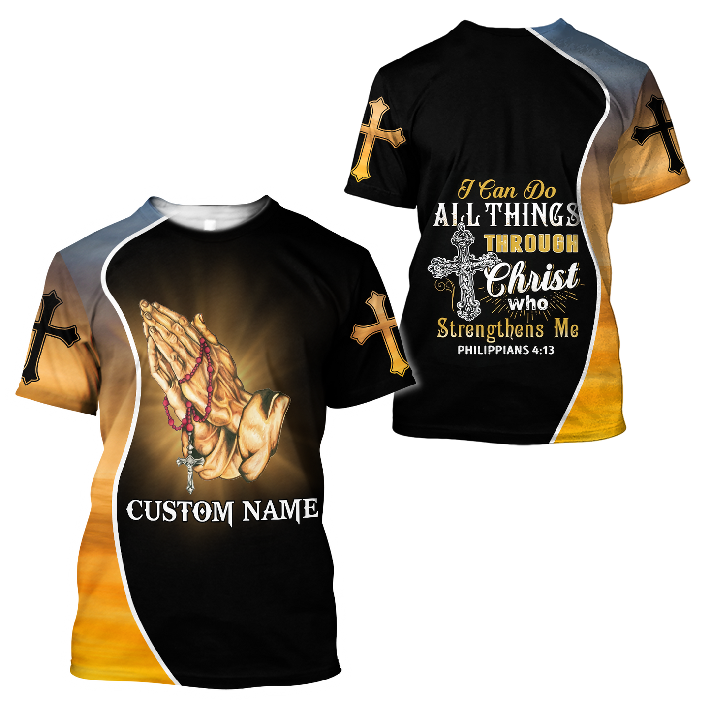 Premium Christian Jesus Easter Personalized Name 3D All Over Printed Unisex Shirts HV