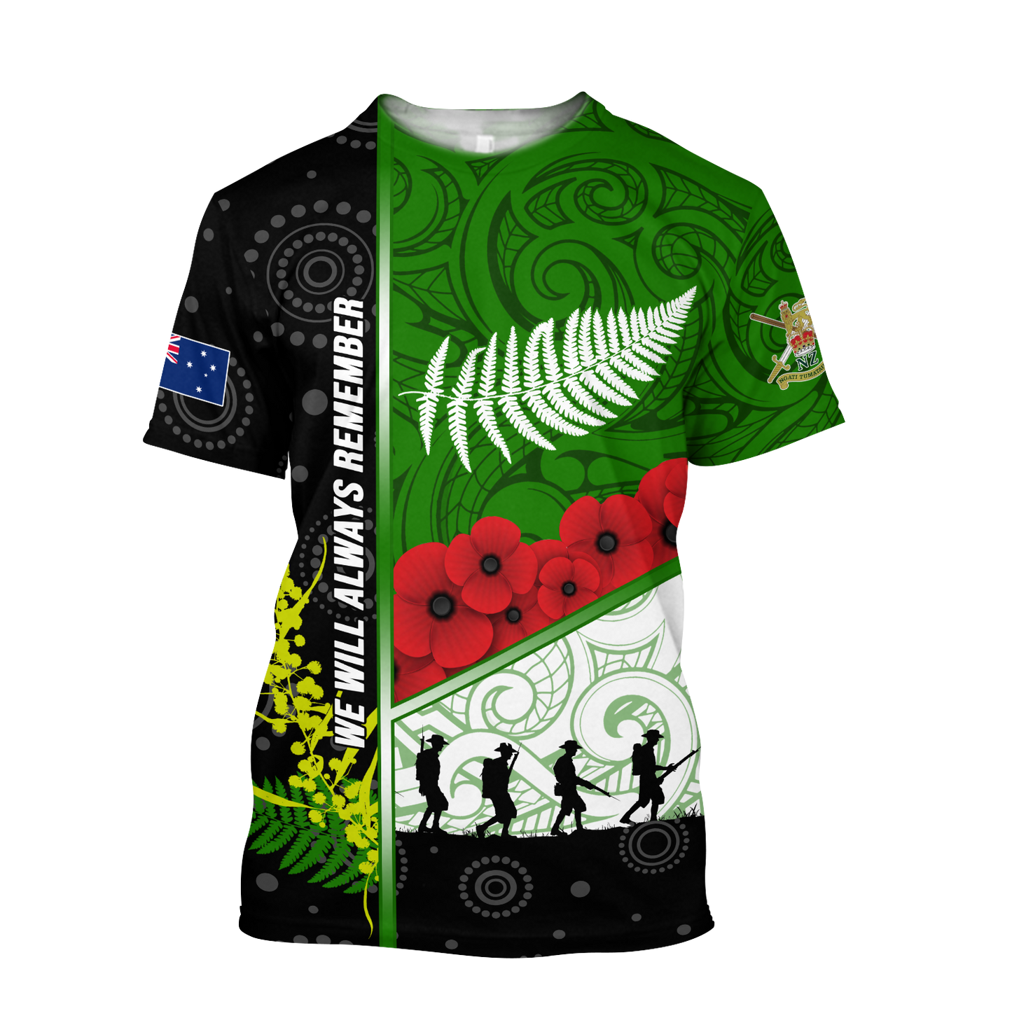 Premium Anzac Day 3D All Over Printed Unisex