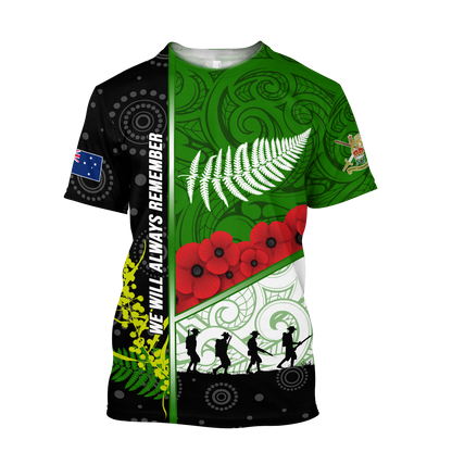 Premium Anzac Day 3D All Over Printed Unisex