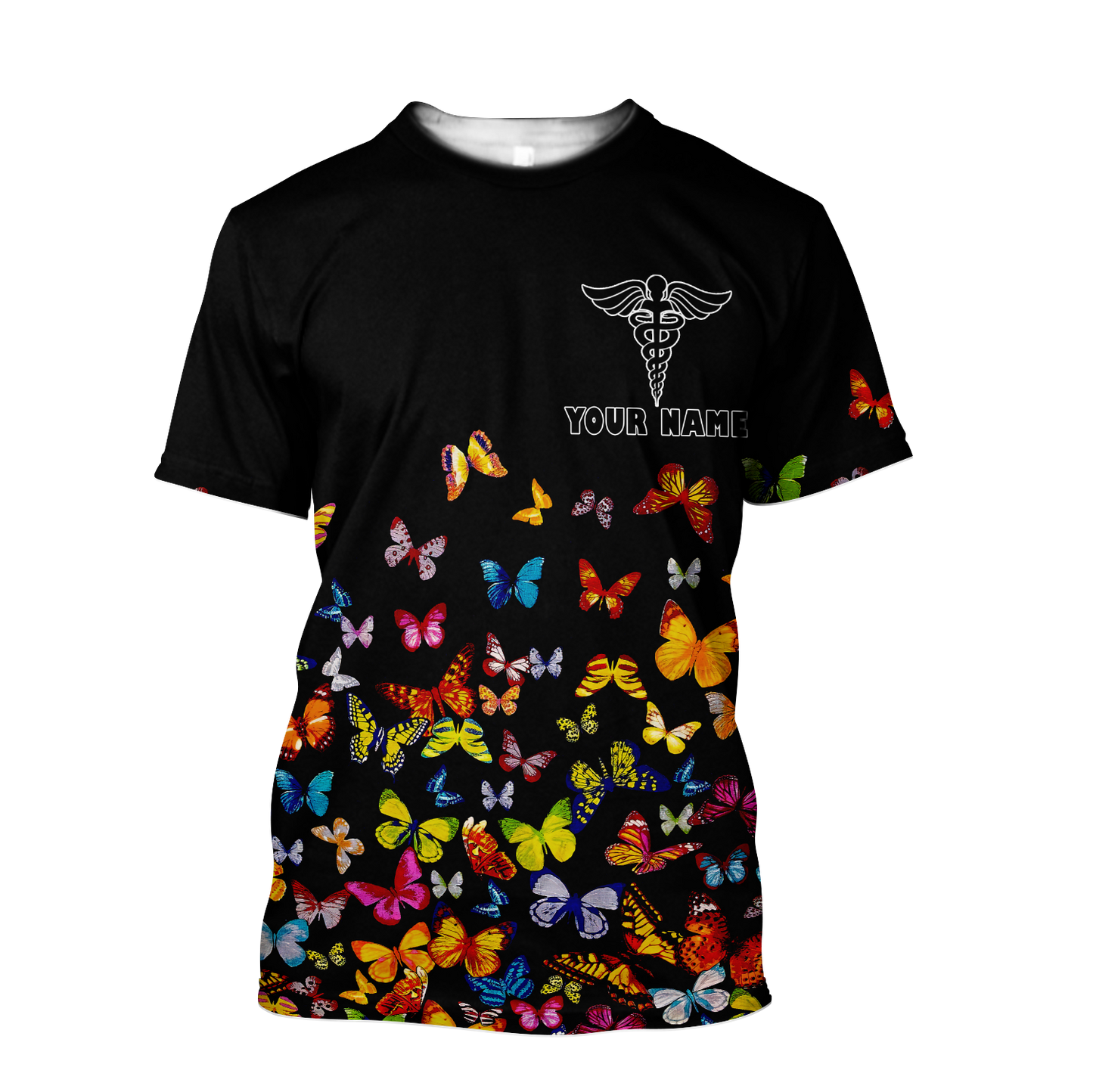 Premium Nurse Personalized Name 3D All Over Printed Unisex Shirts