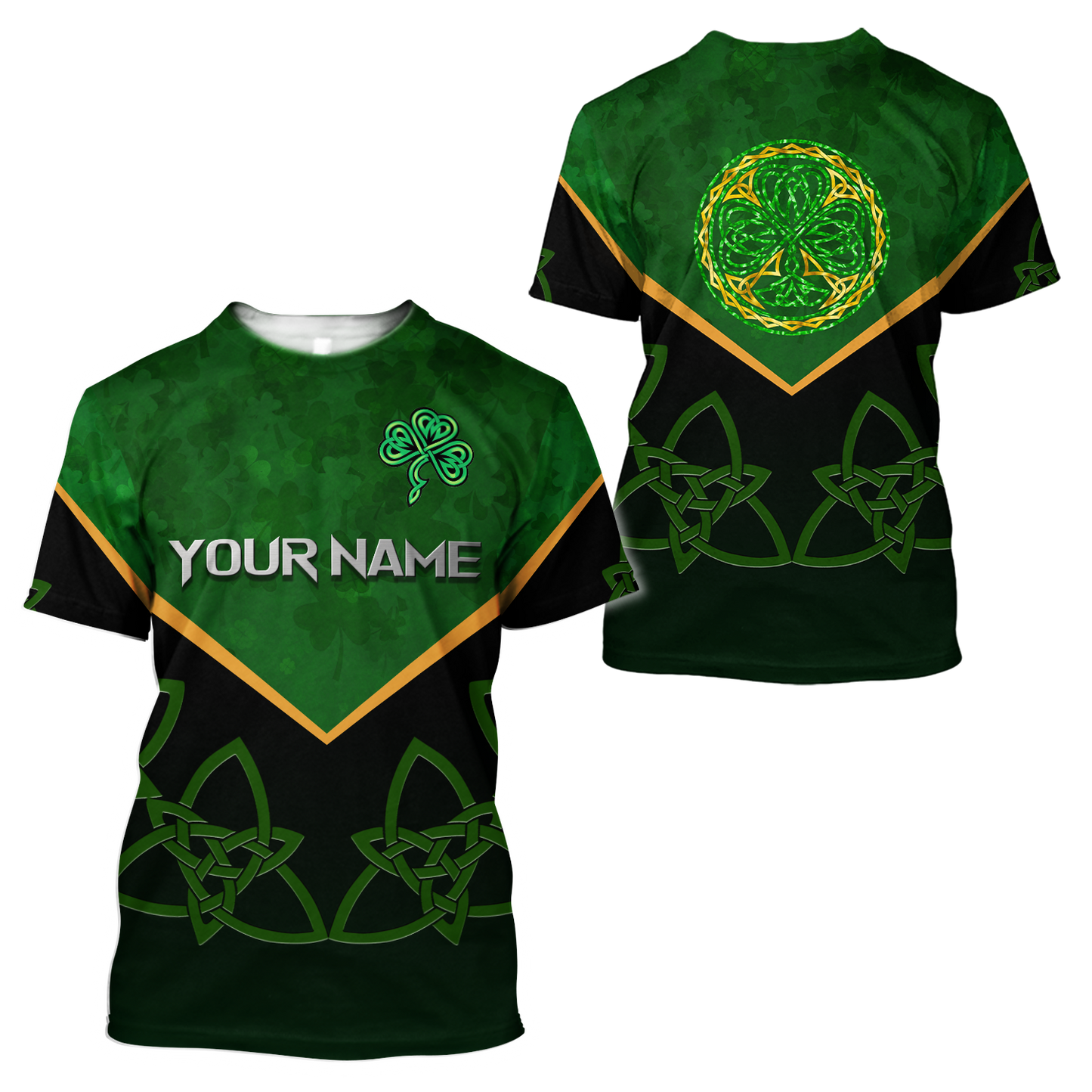 Customize Name Irish 3D All Over Printed Unisex Shirts Saint Patrick's Day