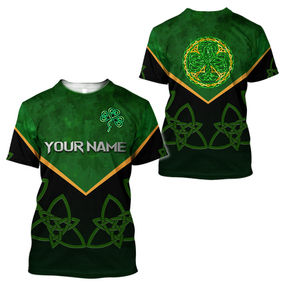 Customize Name Irish 3D All Over Printed Unisex Shirts Saint Patrick's Day