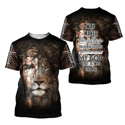 Premium Christian Jesus Easter 3D All Over Printed Unisex Shirts