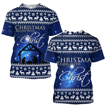 Christmas 3D All Over Printed Unisex Shirts VP21112011XT