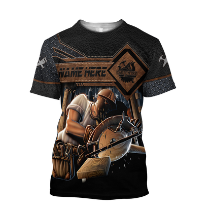 Personalized Name Carpenter 3D All Over Printed Unisex Shirts Ver 2