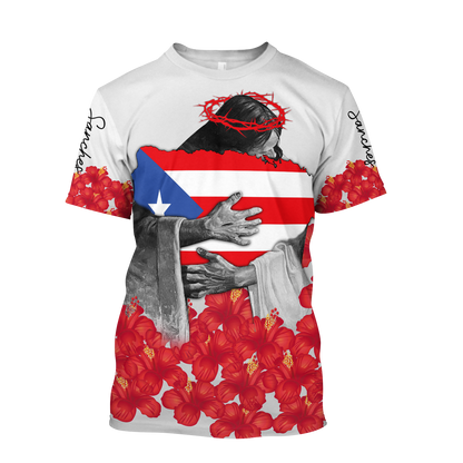 Customize Name Puerto Rico Hoodie For Men And Women
