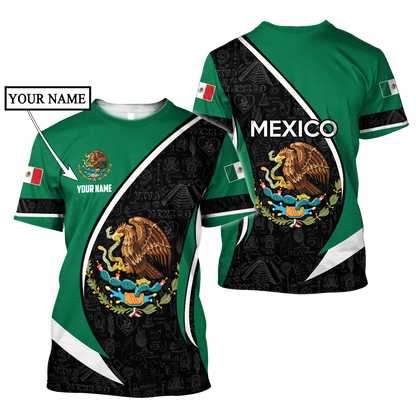 Persionalized Mexico 3D All Over Printed Unisex Hoodie
