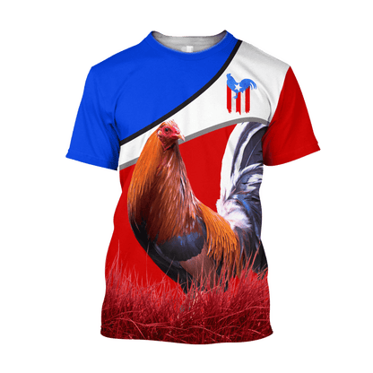 Personalized Mexican Rooster 3D Printed Unisex Shirt