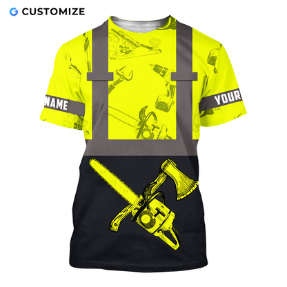 Personalized Name Carpenter 3D All Over Printed Unisex Safety Ver 3