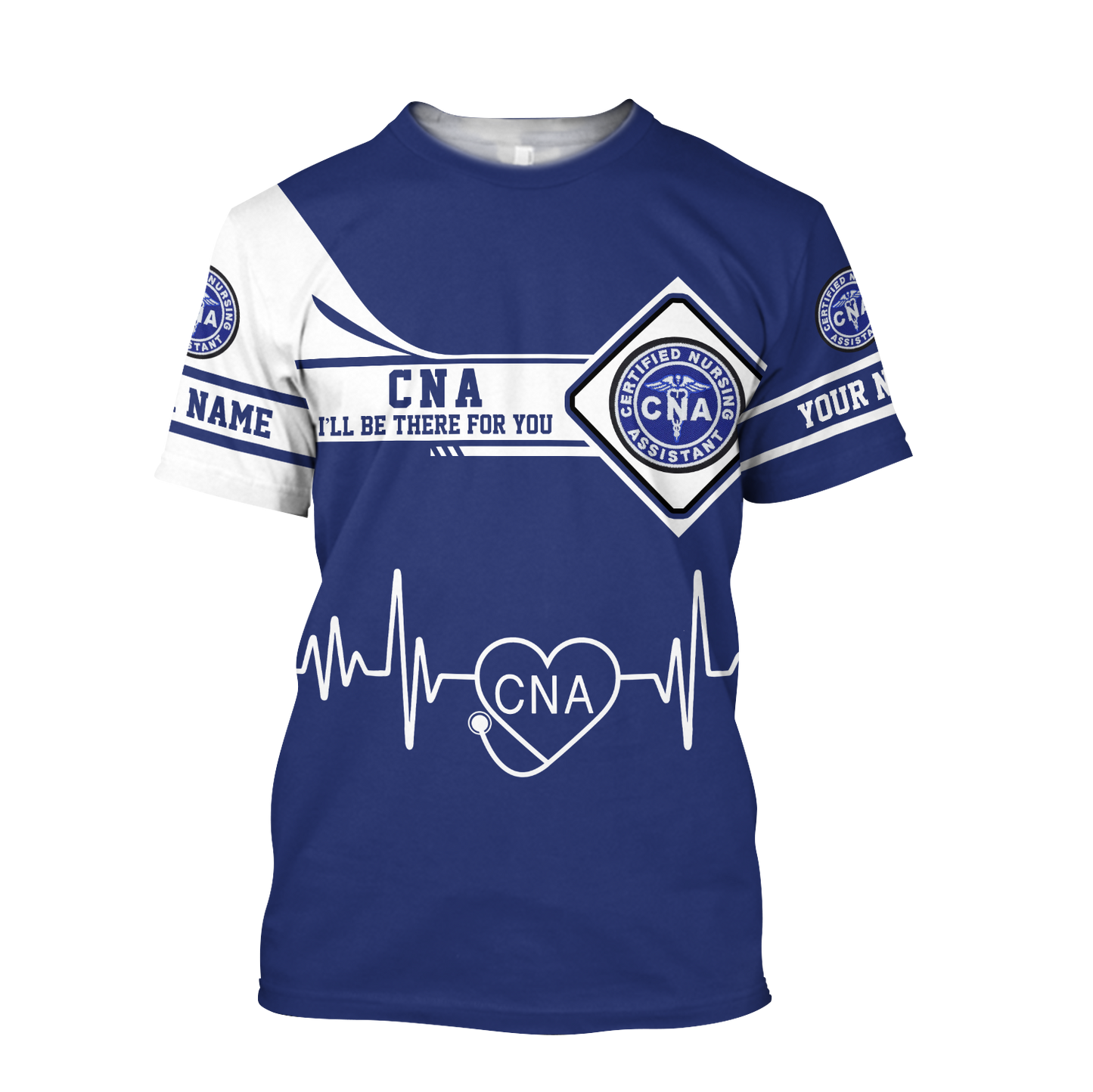 Premium Nurse Personalized Name 3D All Over Printed Unisex Shirts