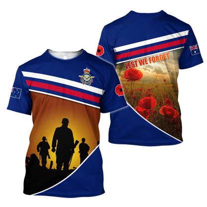Lest We Forget Anzac Day 3D All Over Printed