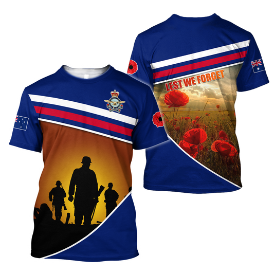 Lest We Forget Anzac Day 3D All Over Printed