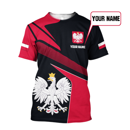 Personalized Polska 3D All Over Printed Unisex Hoodie