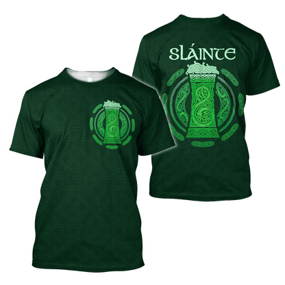 Irish Saint Patrick's Day 3D Printed Unisex Shirts TN