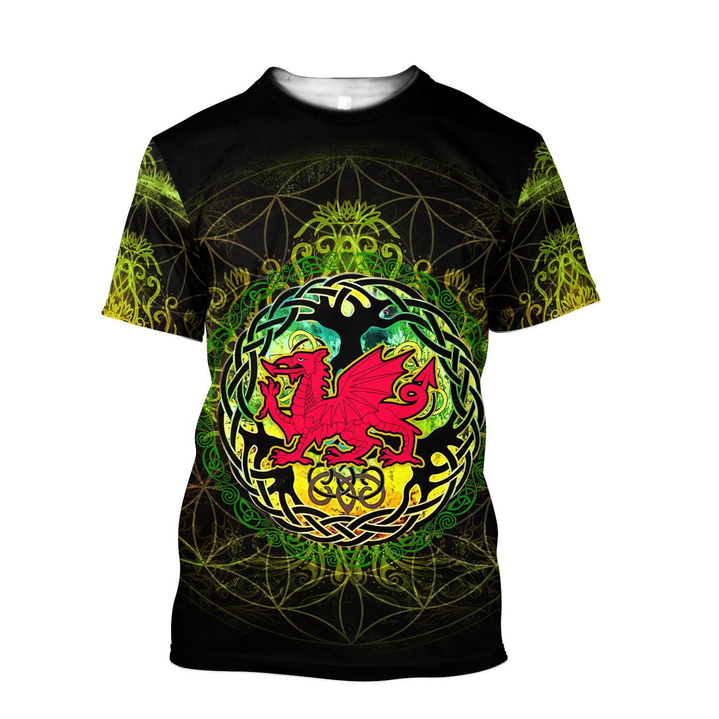 Celtic Wales Dragon Tattoo Hoodie For Men And Women