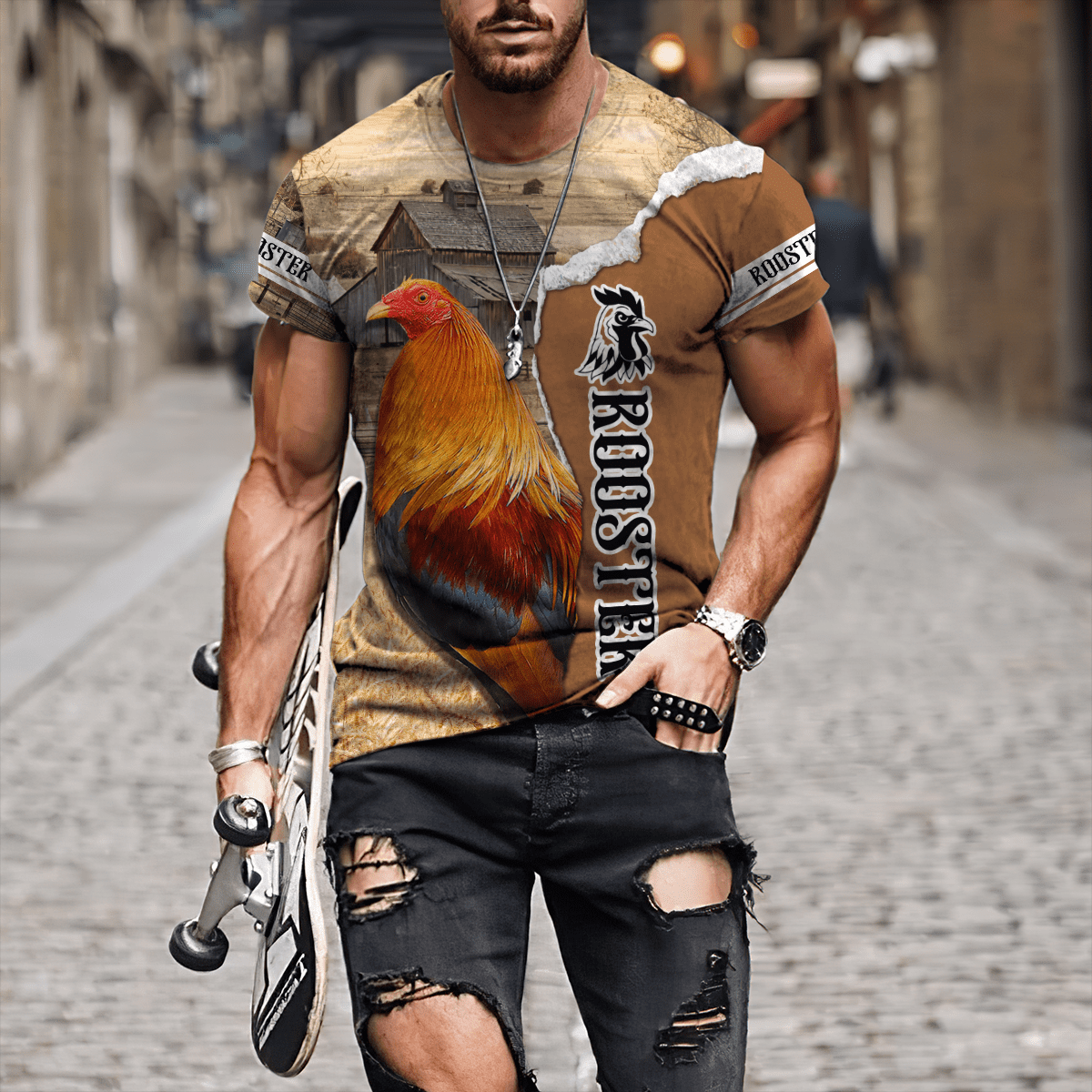 Rooster 3D Printed Unisex Shirts DD05062103