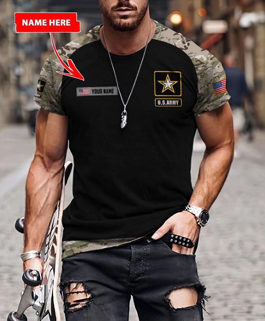 Personalized Name - The United States Army 3D All Over Printed Shirts