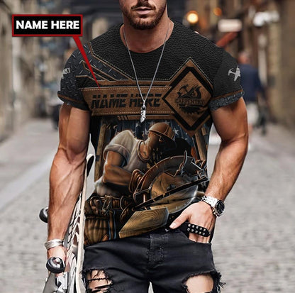 Personalized Name Carpenter 3D All Over Printed Unisex Shirts Ver 2