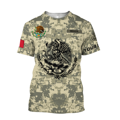 Personalized Mexican Army 3D All Over Printed Hoodies