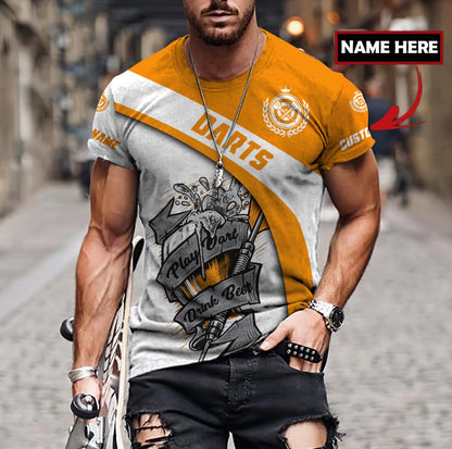 Darts Player No9 Personalized Name 3D Printed Personalized Unisex Hoodie ML