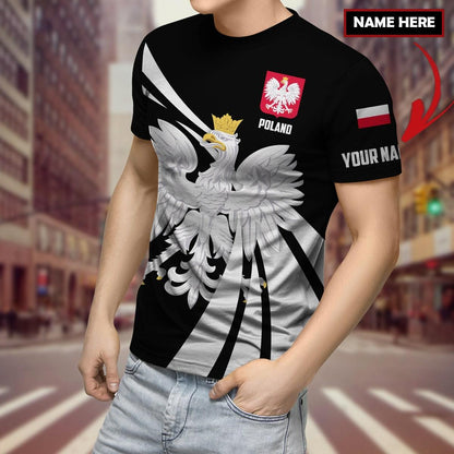 Personalized Polska 3D All Over Printed Unisex Hoodie