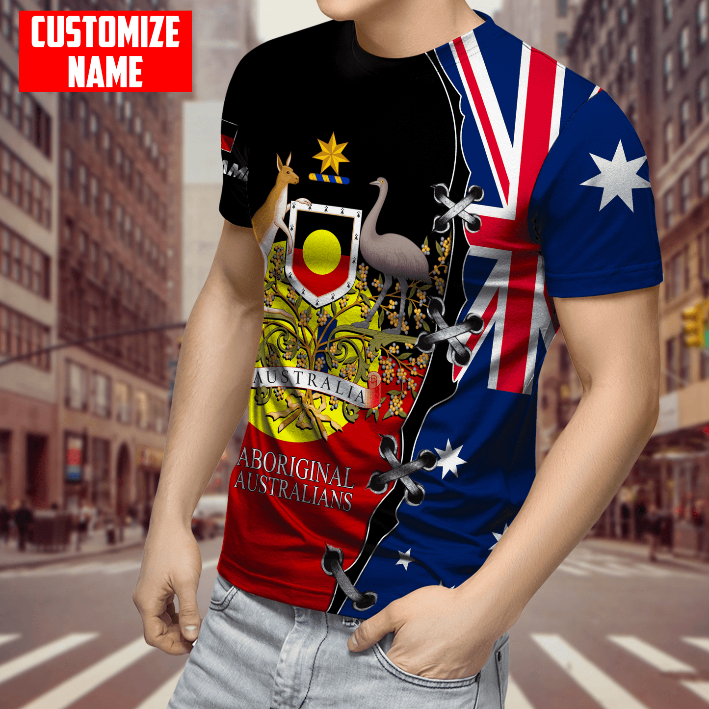 Personalized Name Australia 3D All Over Printed Unisex Shirts