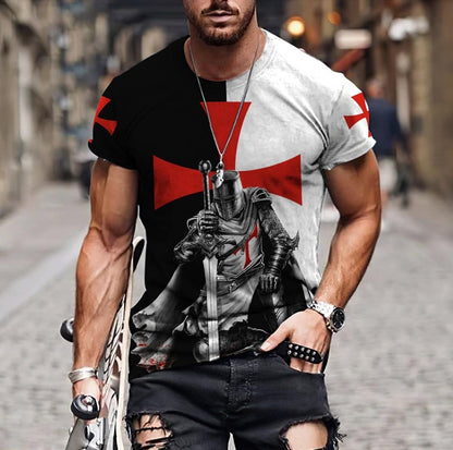 Knight Templar 3D All Over Printed Unisex Hoodie