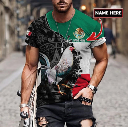 Personalized Mexican Rooster 3D Printed Unisex Shirts TNA08052103VH