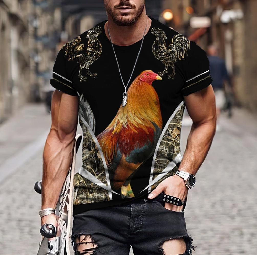 Rooster 3D Printed Unisex Shirts TNA22042101