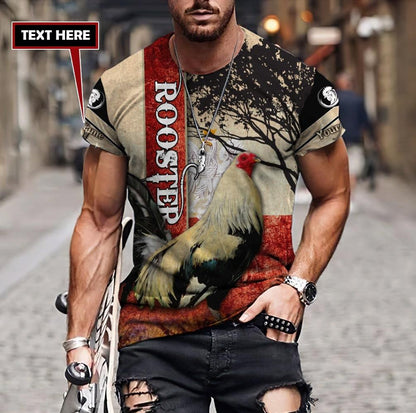 Personalized Polska Rooster 3D All Over Printed Unisex Hoodie