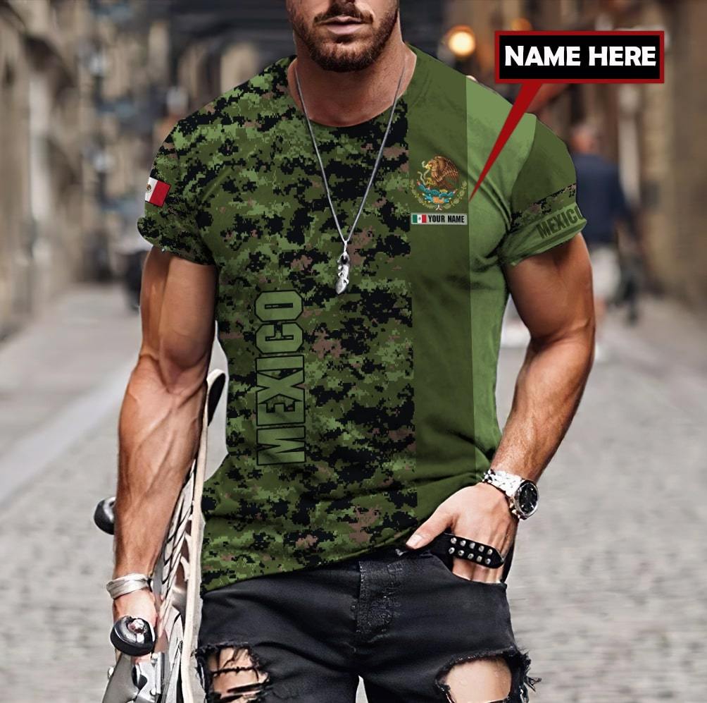 Personalized Mexico 3D All Over Printed Unisex Shirts
