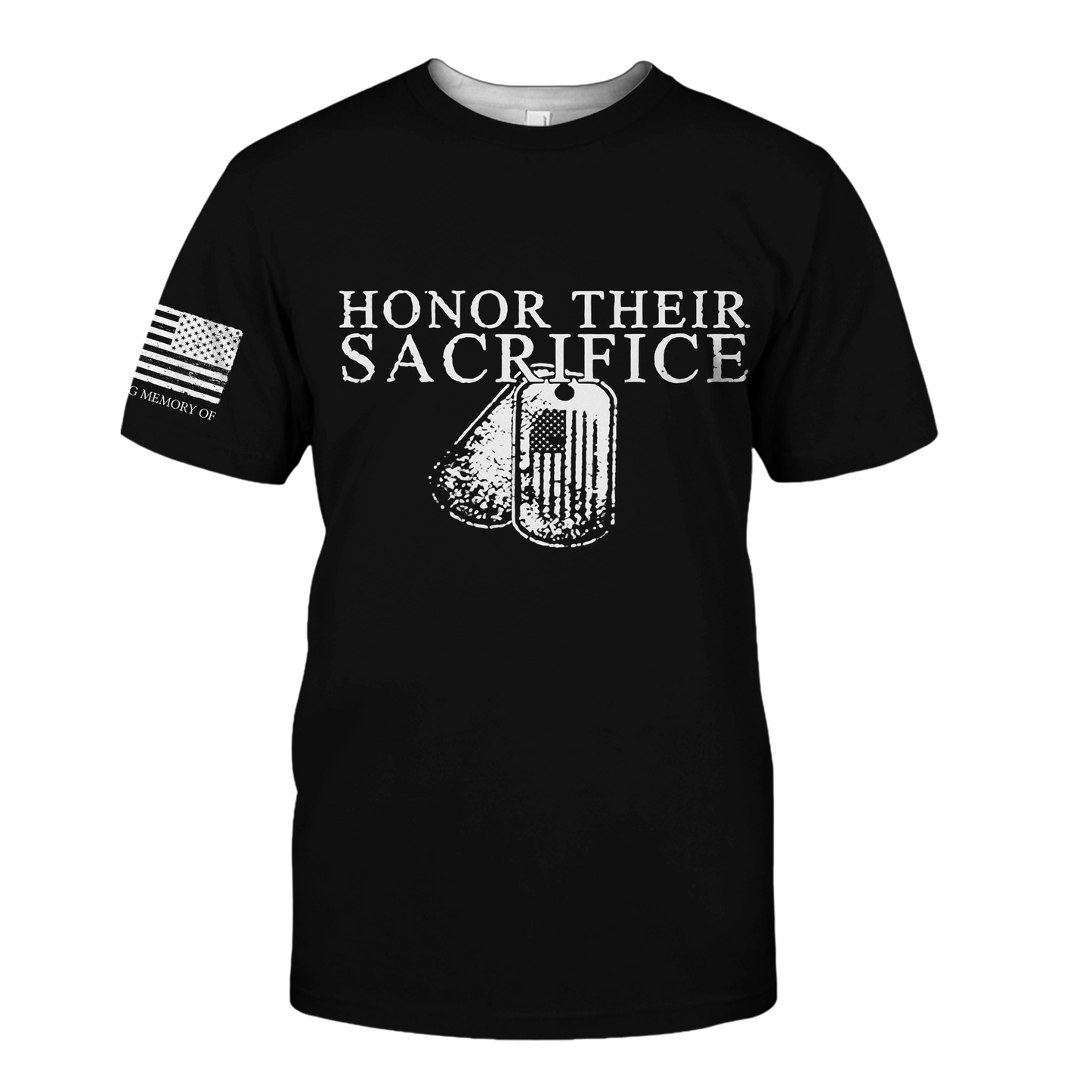 Honor Their Sacrifice Memorial Day 3D All Over Printed Shirts