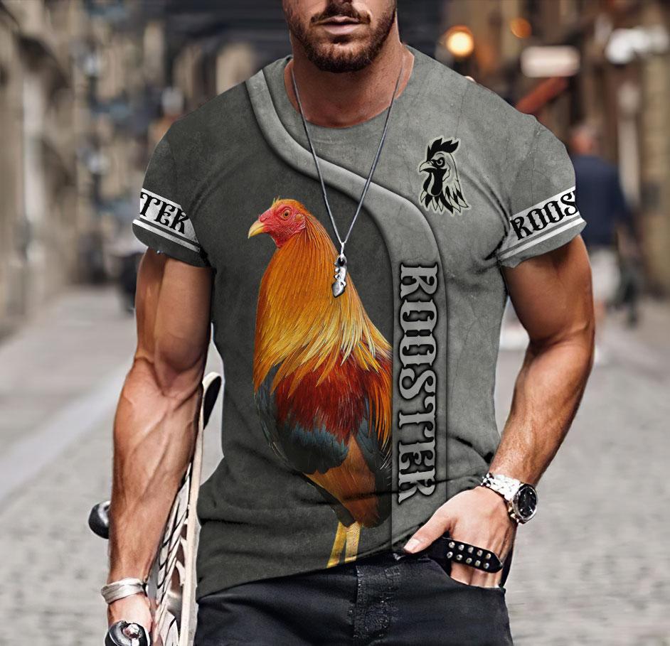 Rooster 3D Printed Unisex Shirts NTN04062102